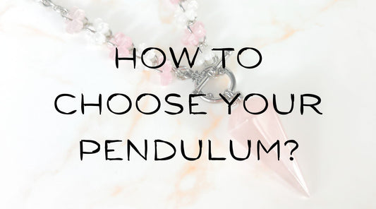 How to choose your pendulum?