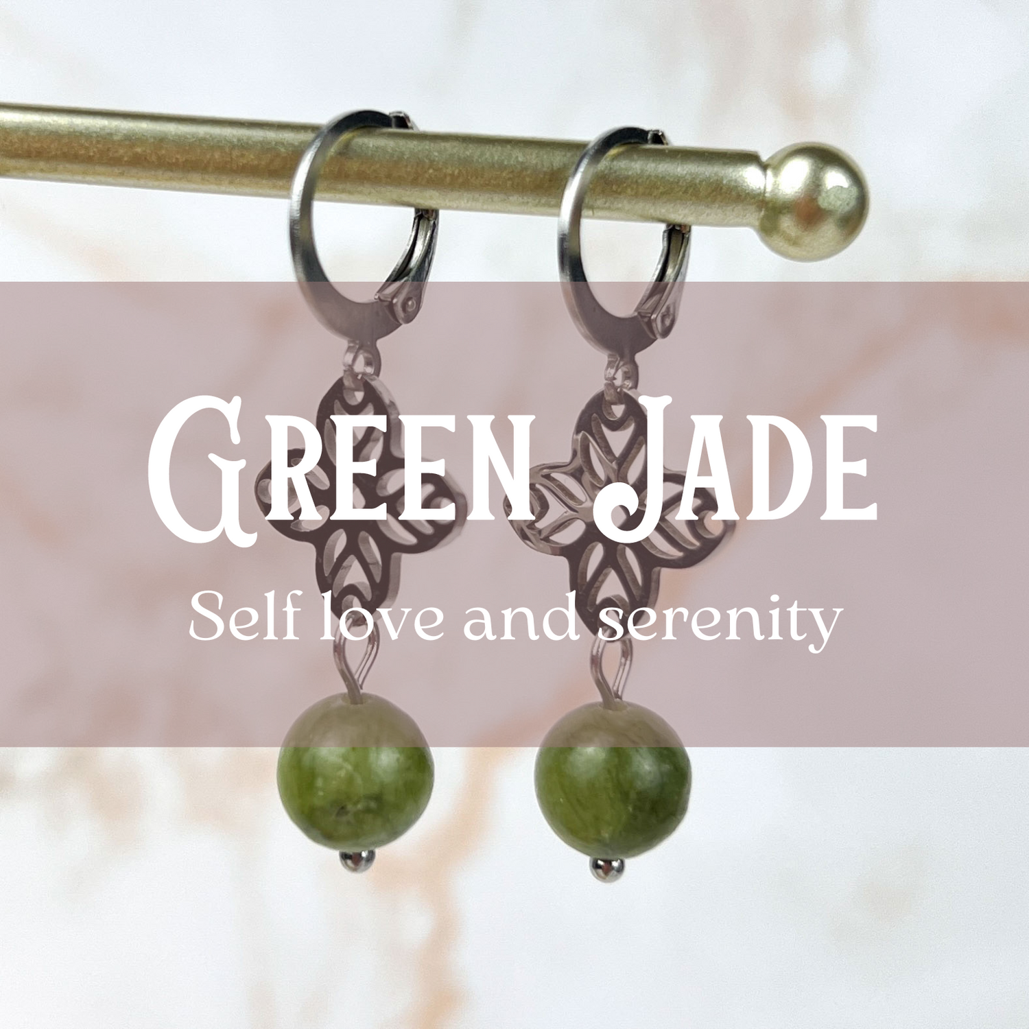 Green jade jewelry