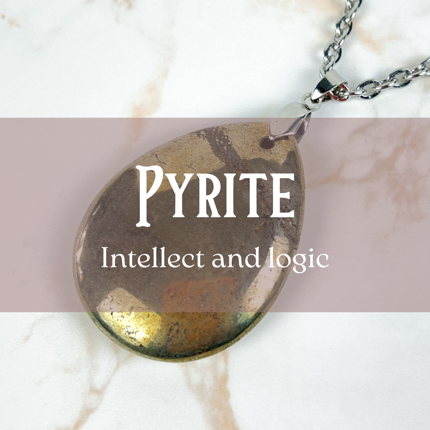 Pyrite jewelry