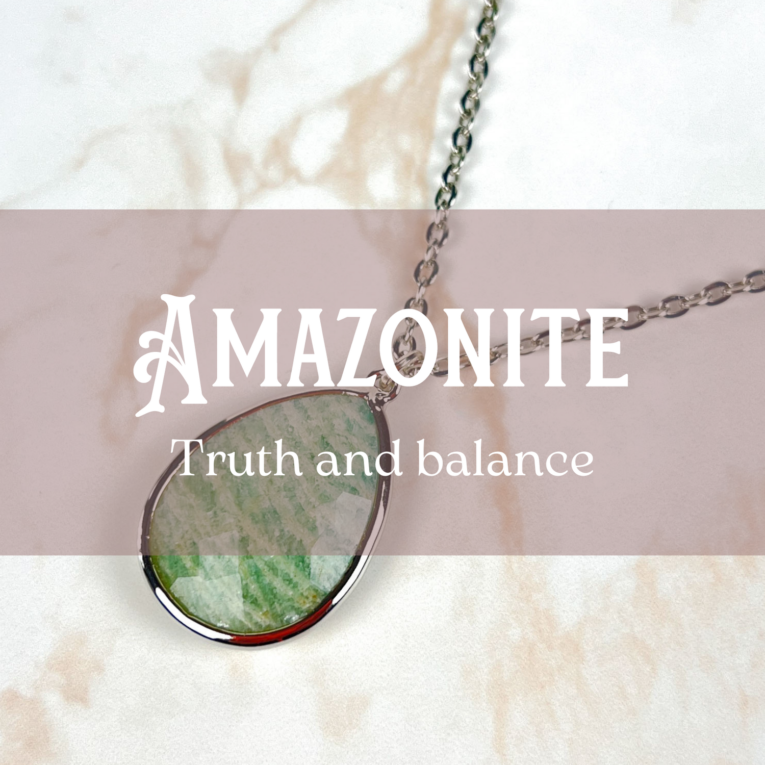 Amazonite jewelry