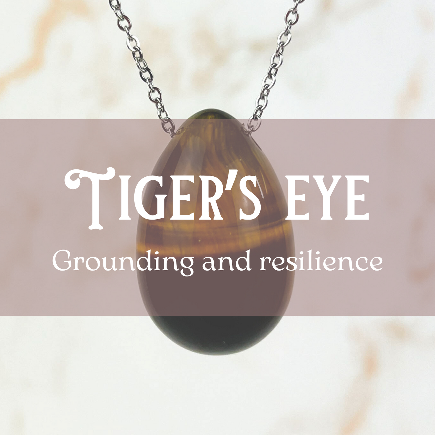 Tiger's eye jewelry