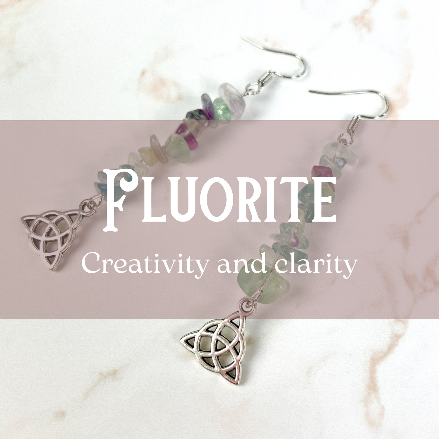 Fluorite jewelry