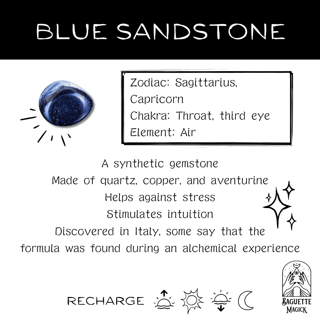 7 chakras blue sandstone pendulum with a lotus charm Baguette Magick
