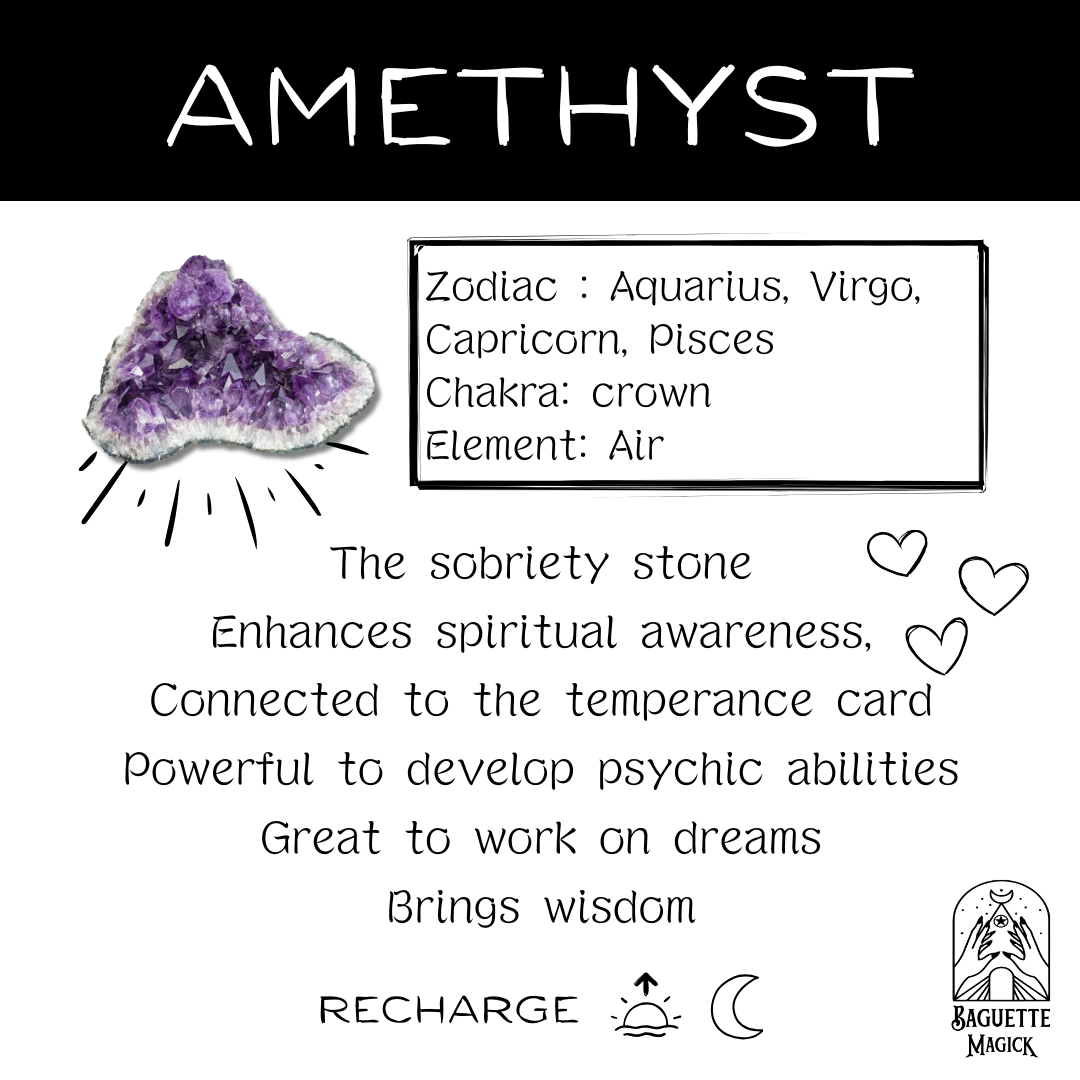 Amethyst and sacred geometry mandala pendulum necklace, stainless steel Baguette Magick