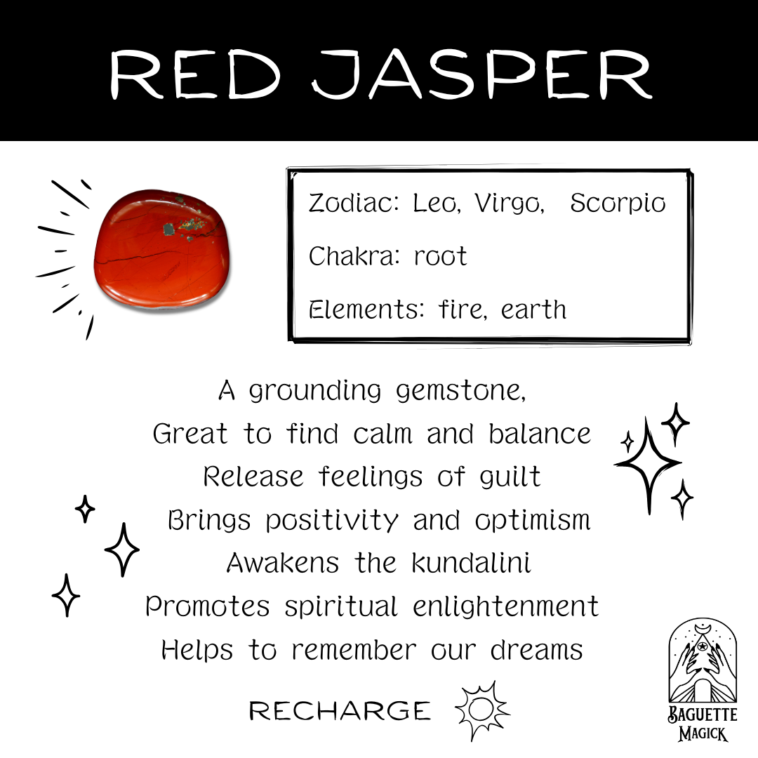 Red jasper and obsidian snake pendulum Baguette Magick
