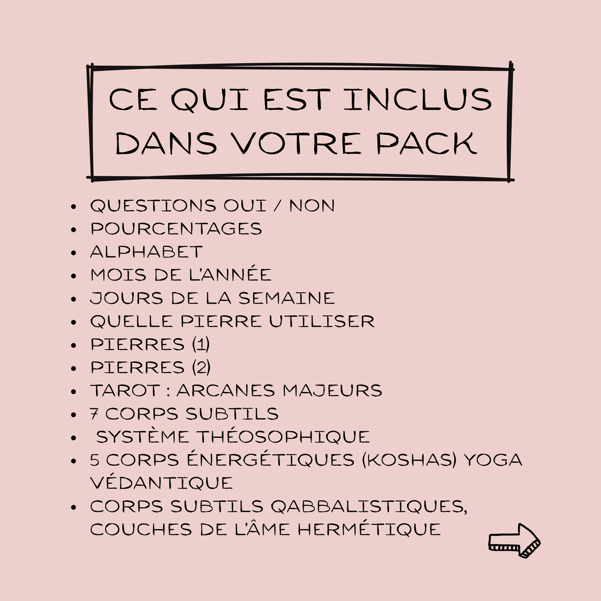Pendulum charts MEGA pack, FRENCH language: all the printable dowsing charts for pendulum divination Baguette Magick
