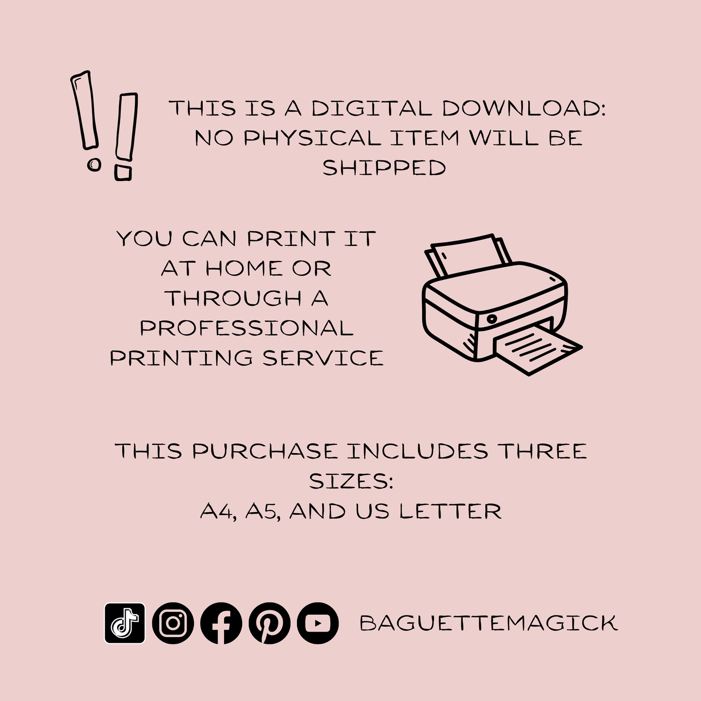 "Why can't I get my answer" printable pendulum chart Baguette Magick