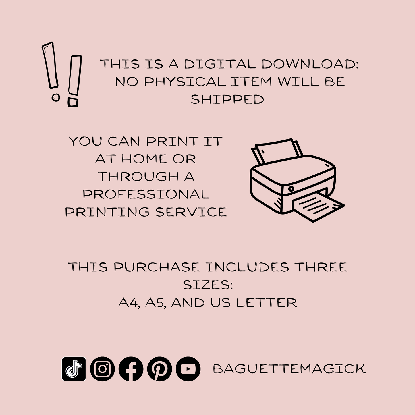 Starter pack : 5 printable pendulum boards Baguette Magick