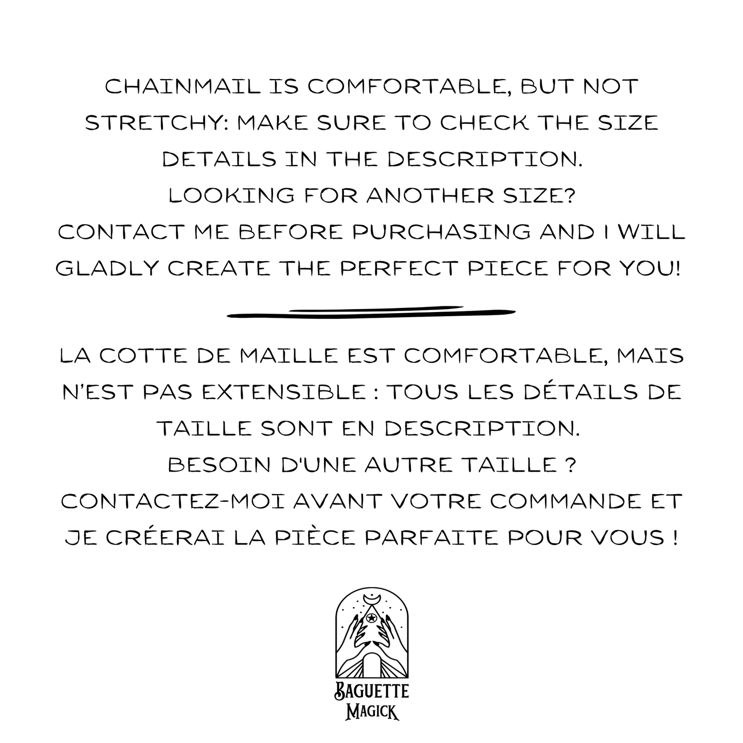 Half Persian chainmail choker stainless steel necklace Baguette Magick