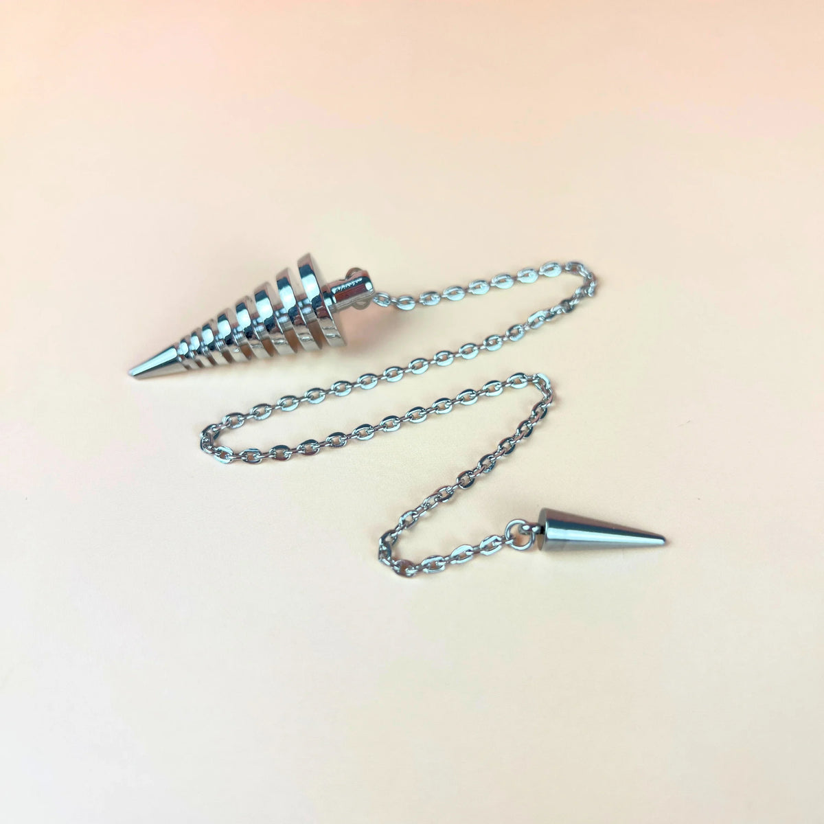 9 rings coils metal dowsing divination pendulum Baguette Magick
