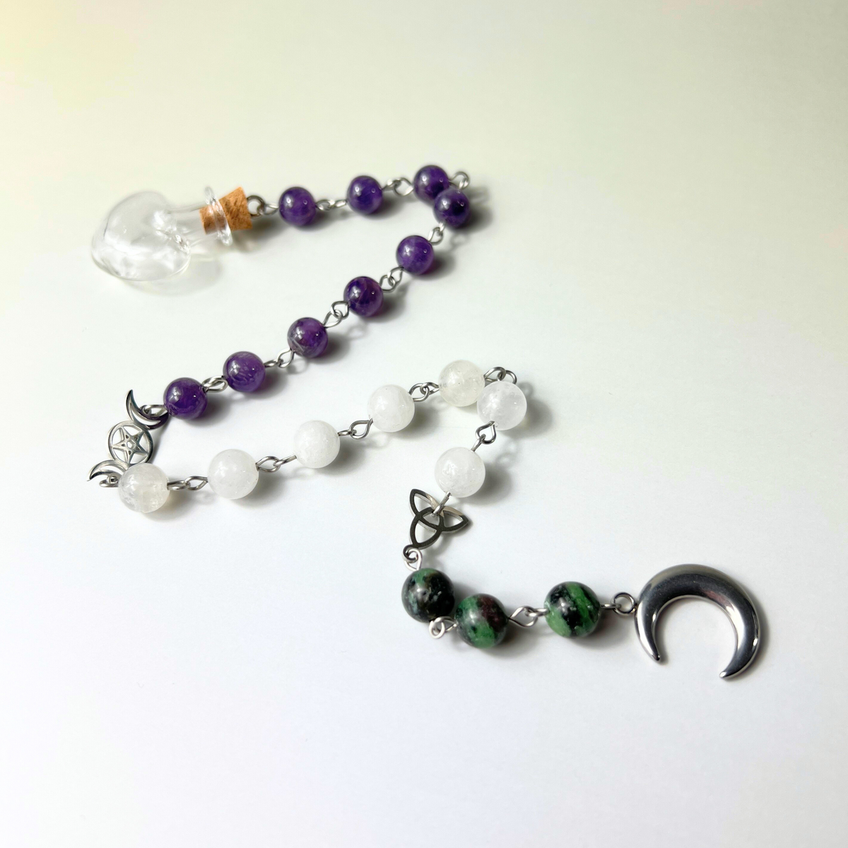 Magic potion and triple moon witch ladder Baguette Magick