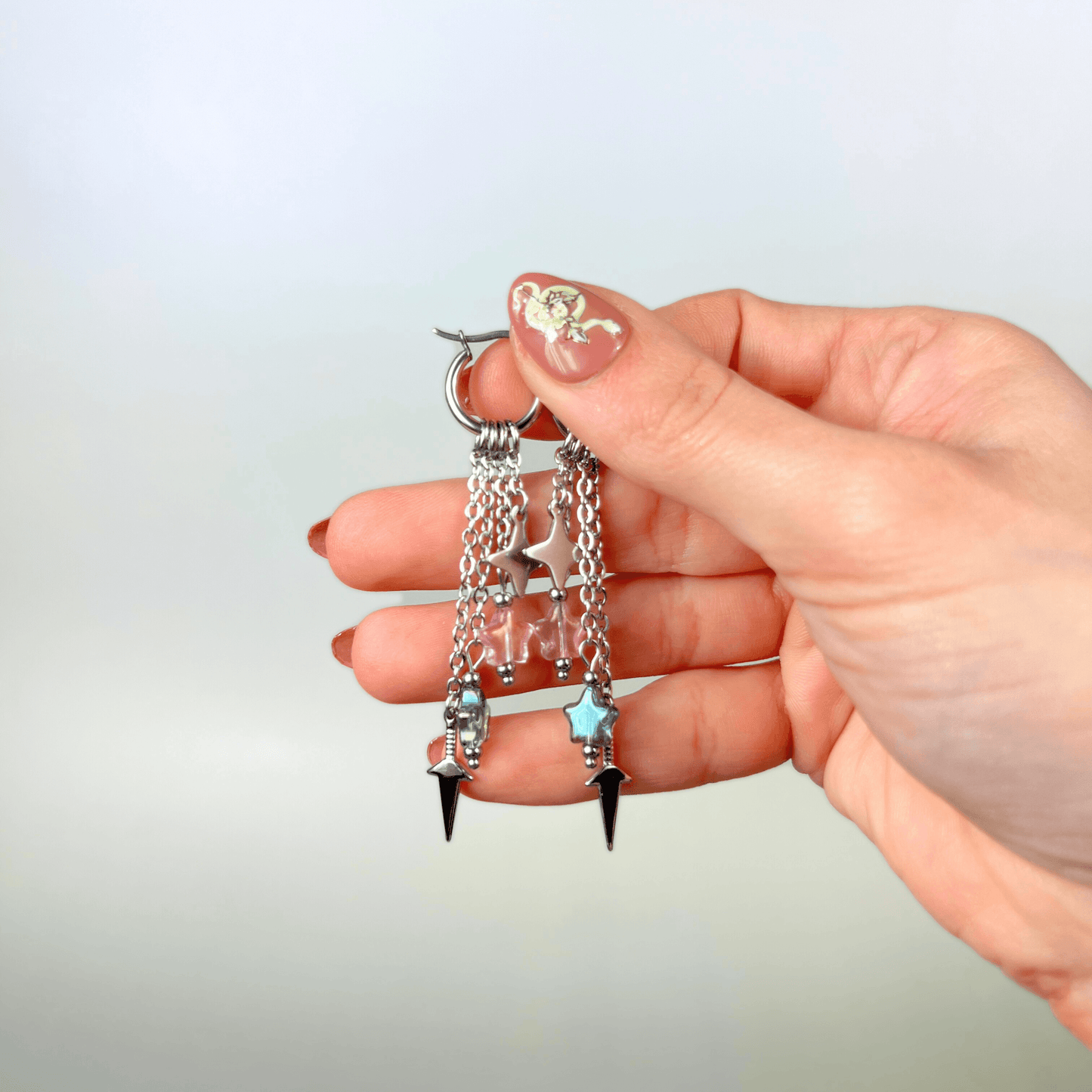 Mix & Match shuriken and kunai hoop earrings Baguette Magick