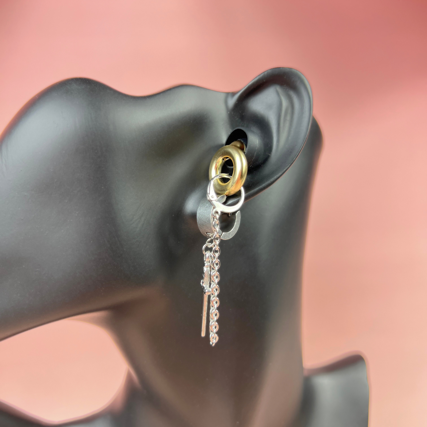 Dagger ear plug holder earrings Baguette Magick