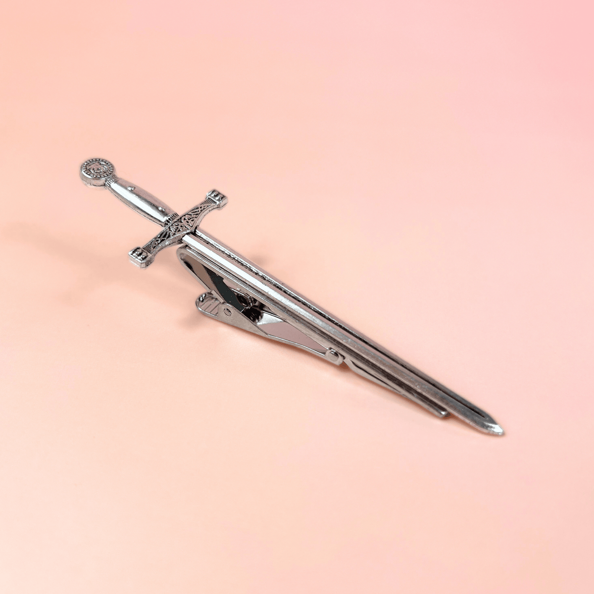 Excalibur sword tie clip