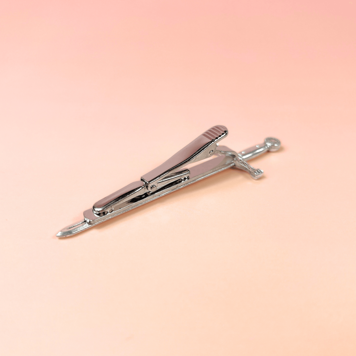 Excalibur sword tie clip