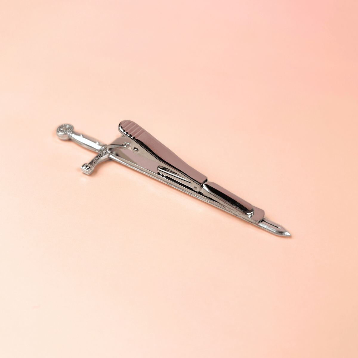 Excalibur sword tie clip