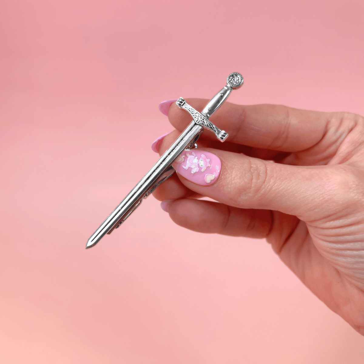Excalibur sword tie clip