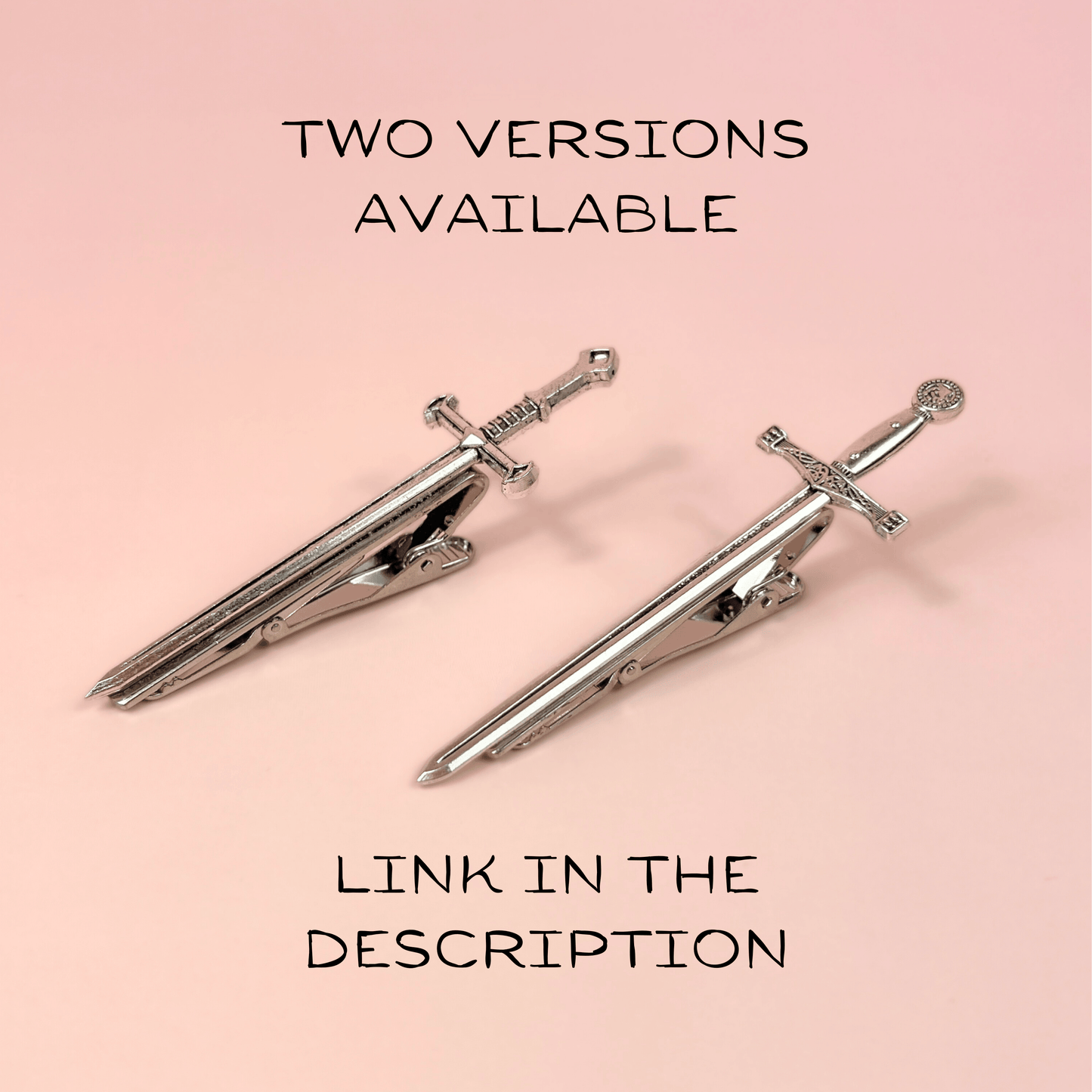 Excalibur sword tie clip