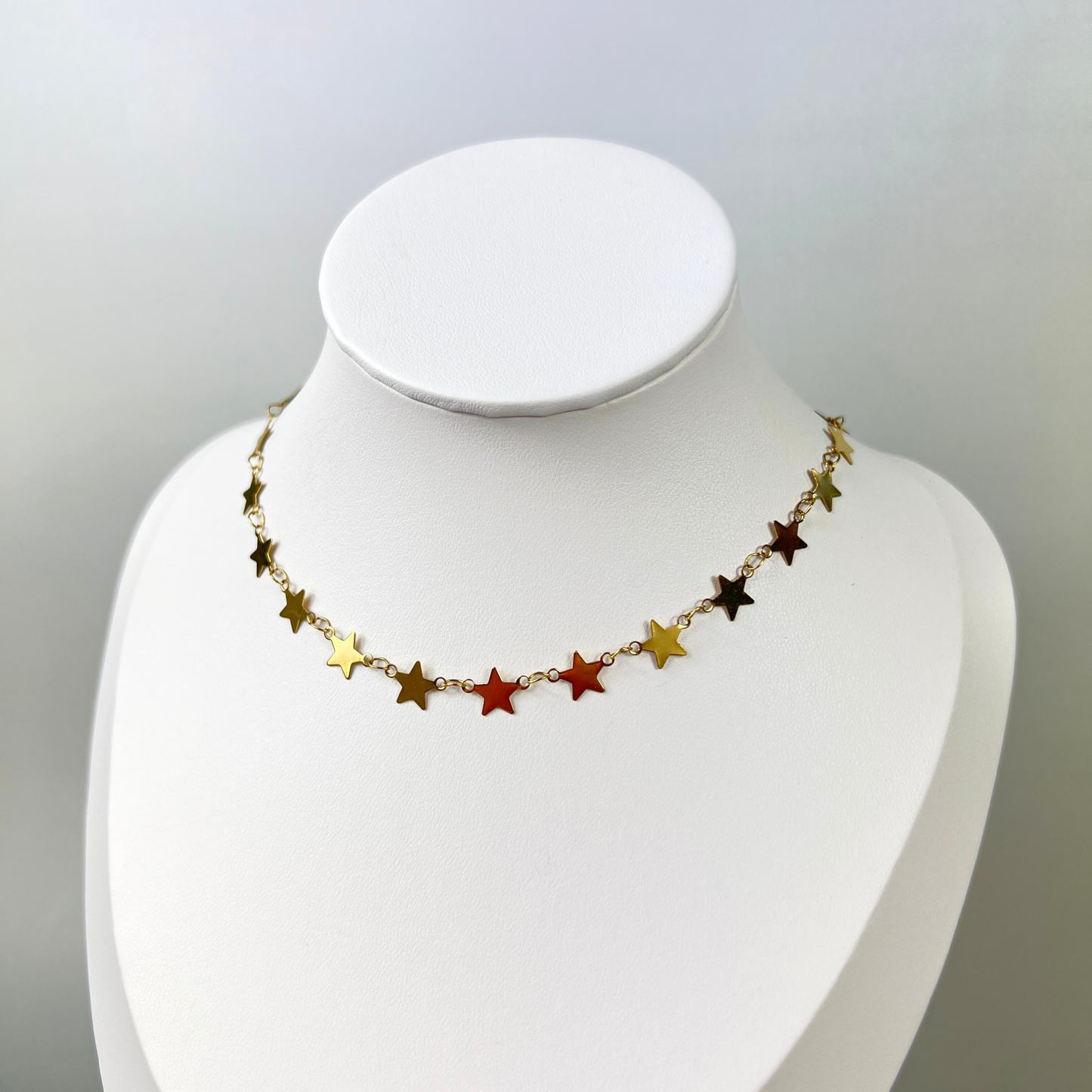 Golden stars chain necklace Baguette Magick