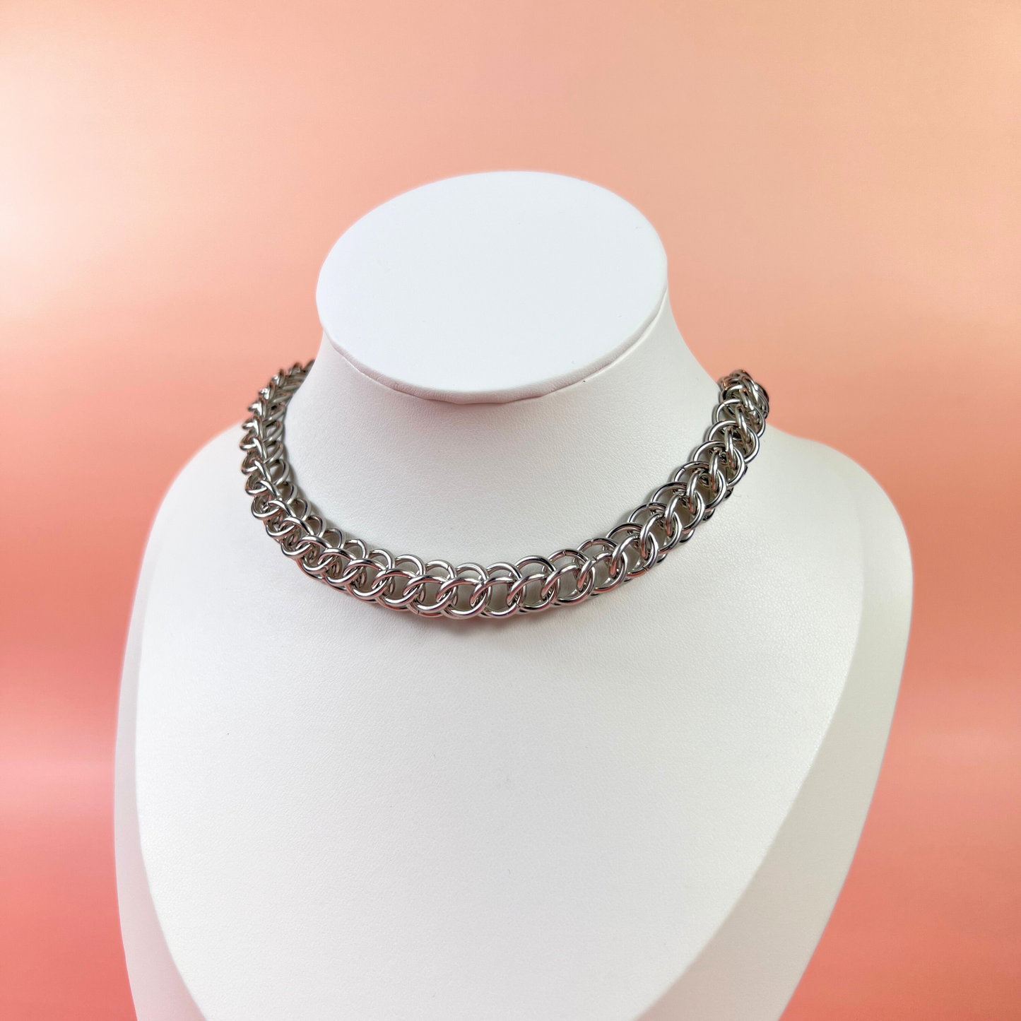 Half Persian chainmail choker necklace Baguette Magick