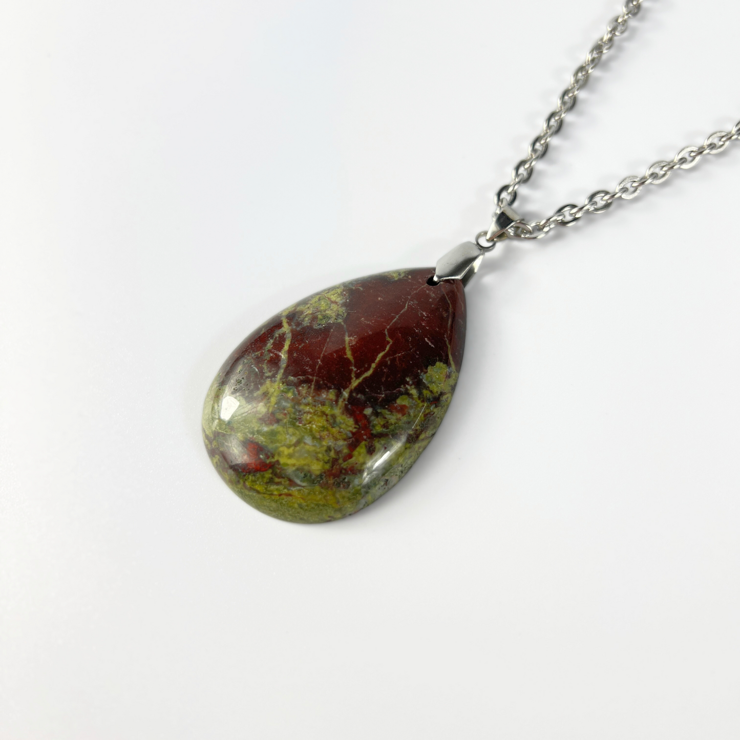 Dragon stone pendant necklace