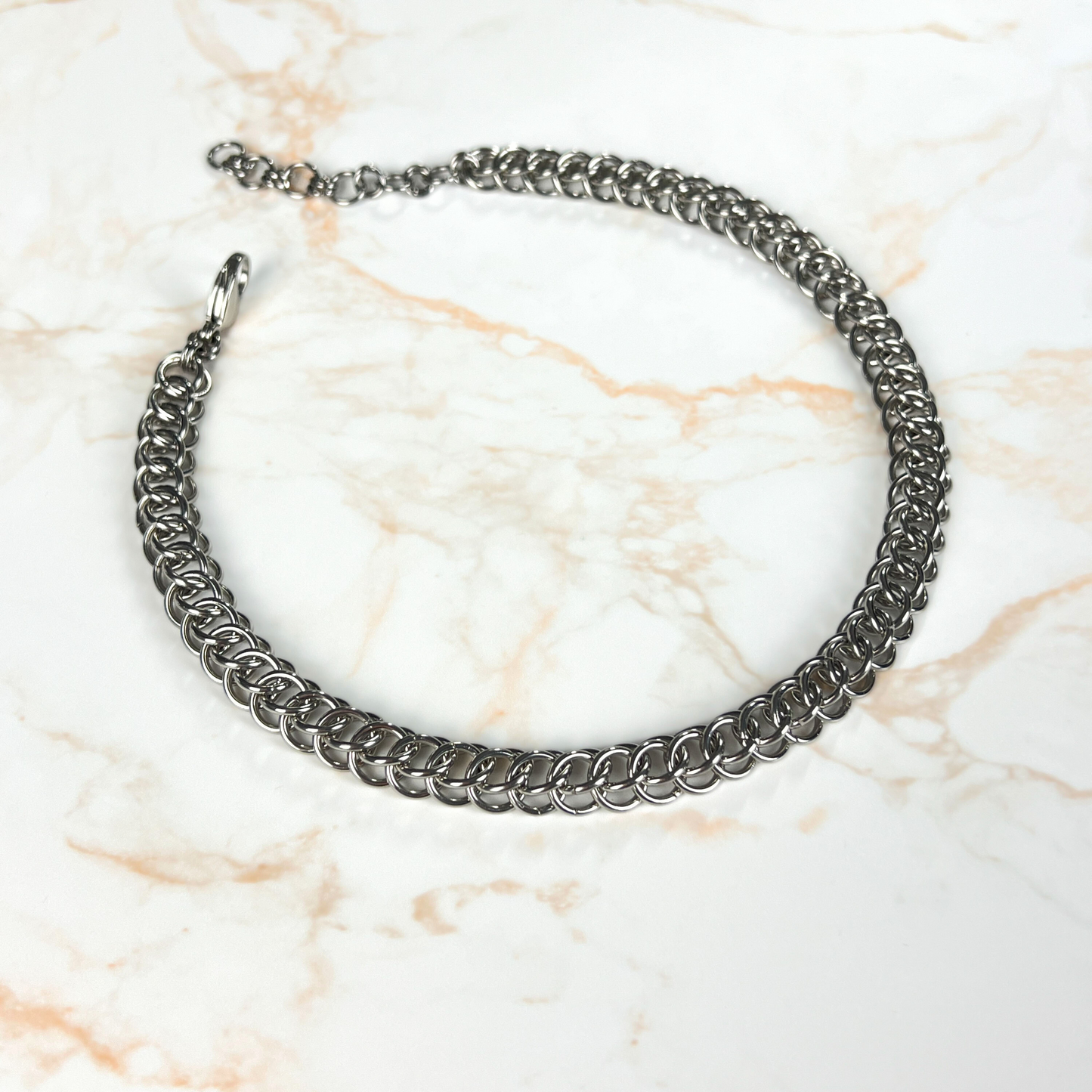 Half Persian chainmail choker necklace Baguette Magick