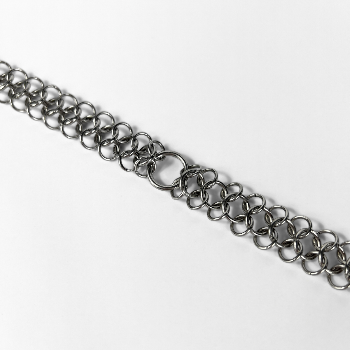 O-ring chainmail choker necklace Baguette Magick