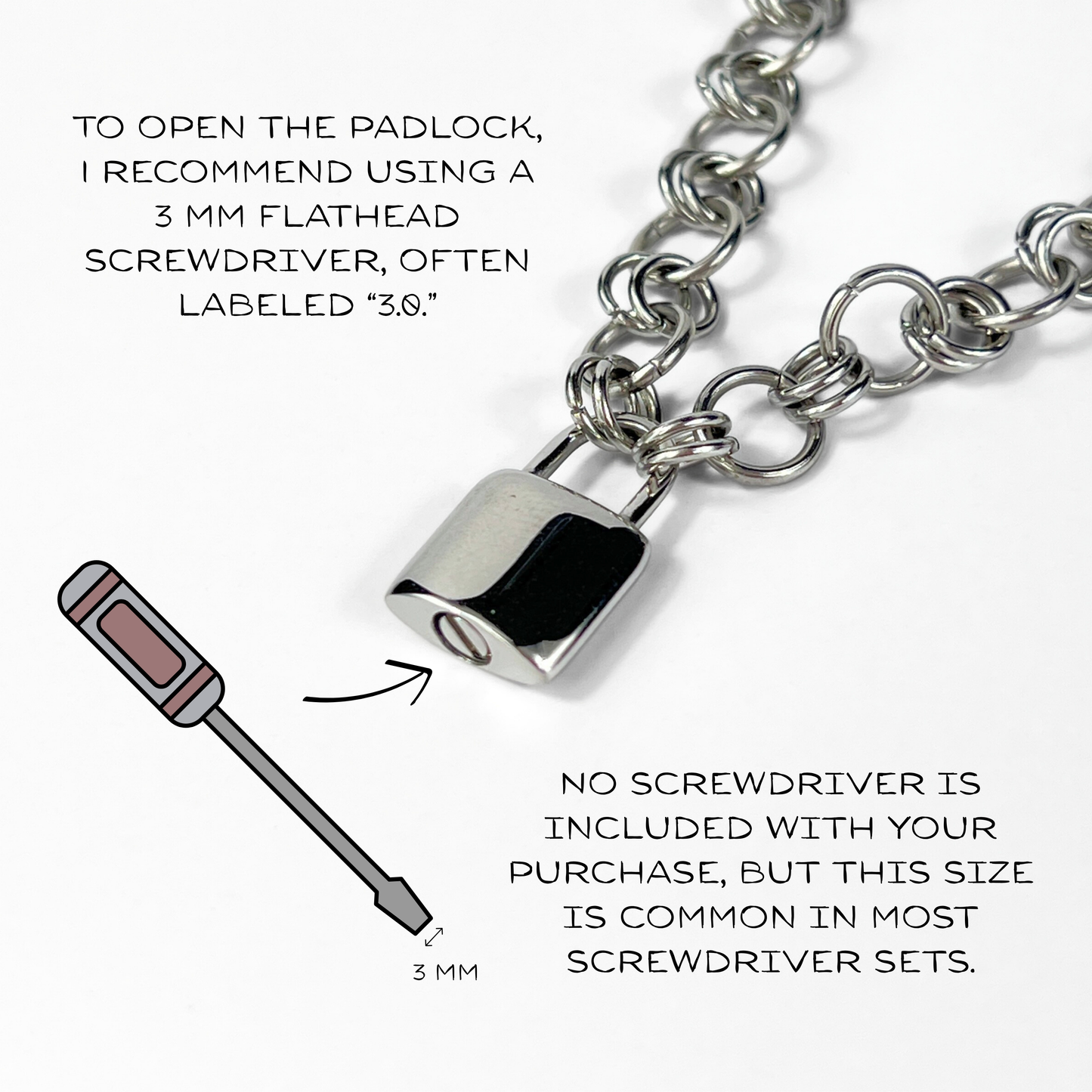 Collier ras du cou avec cadenas, pendentif commémoratif