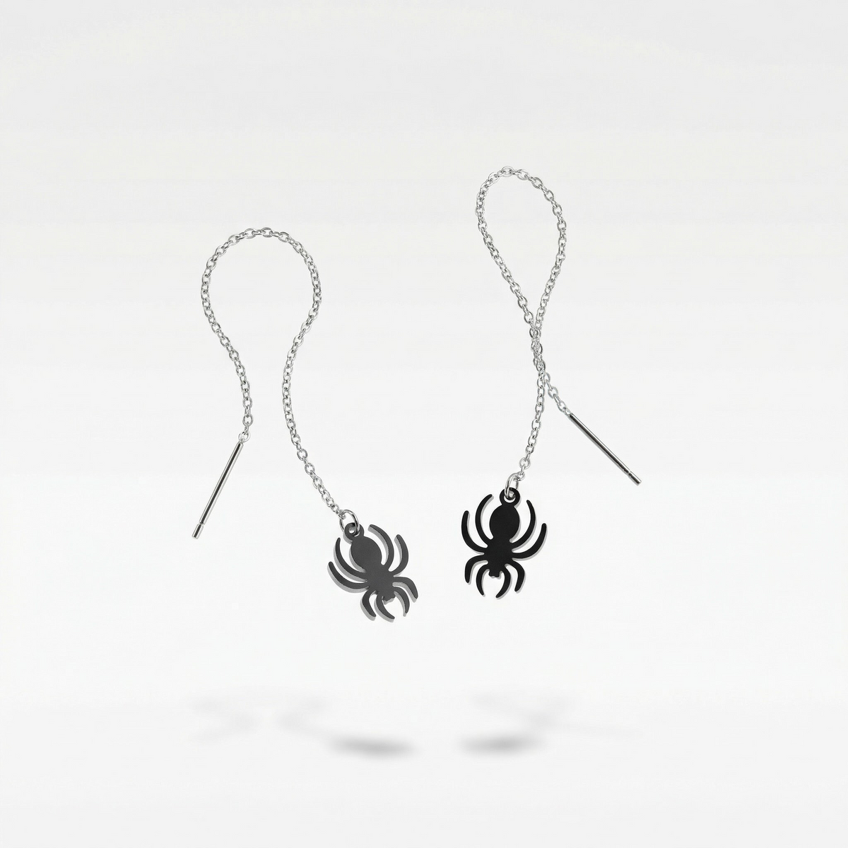 Spider threader earrings Baguette Magick