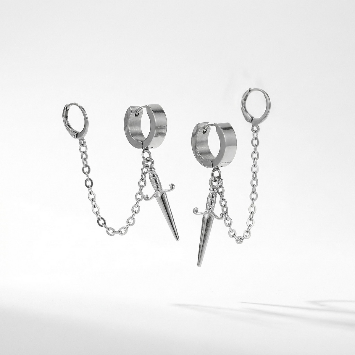 Dagger ear plug holder earrings Baguette Magick