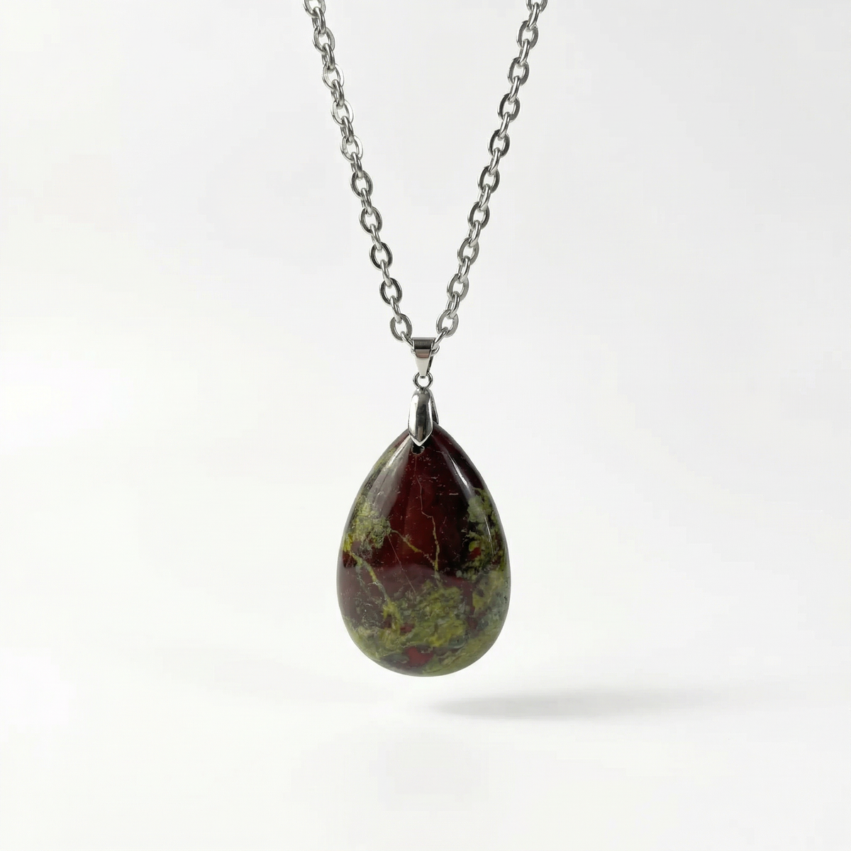 Dragon stone pendant necklace