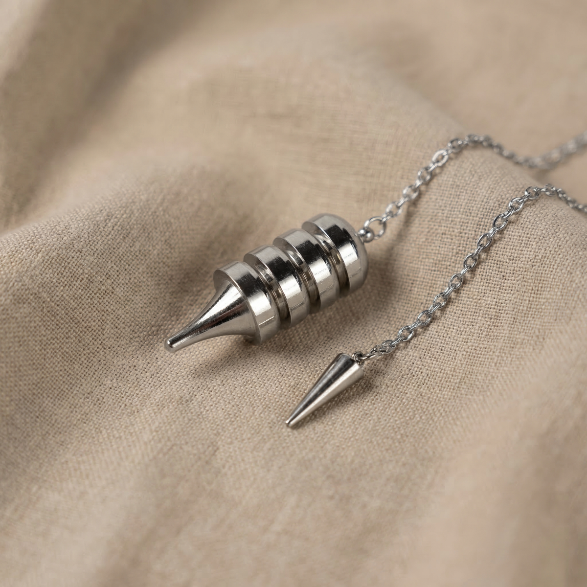 Egyptian Osiris metal dowsing and healing pendulum