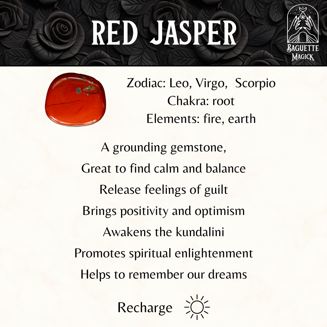 Red jasper and obsidian snake pendulum Baguette Magick