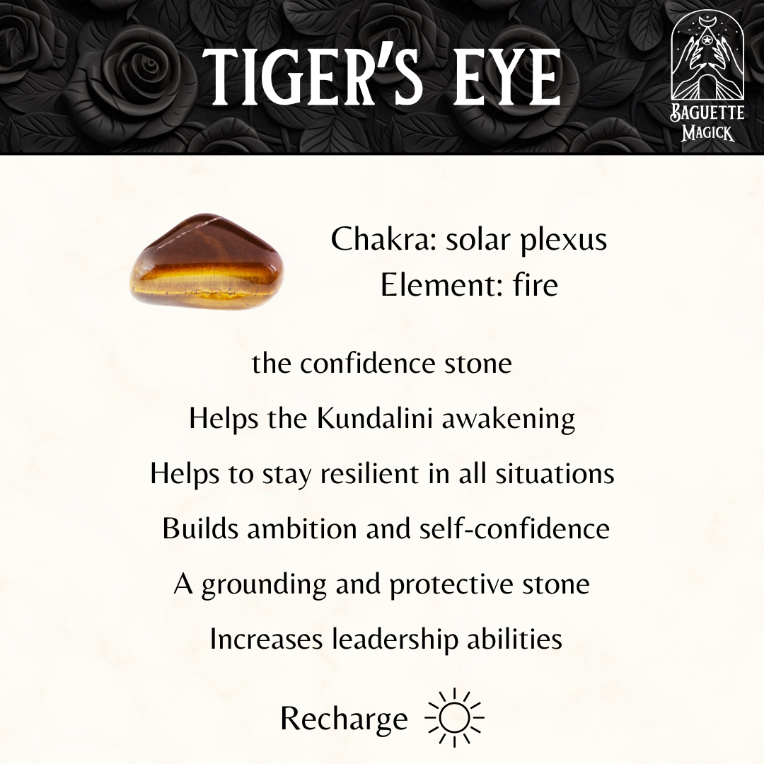 Tiger eye, hematite and tanto dagger pendulum Baguette Magick