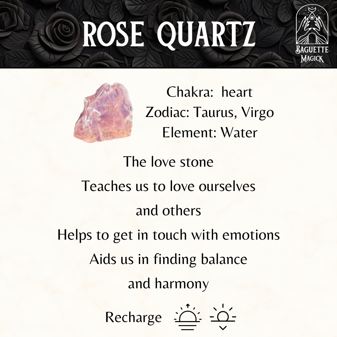 Rose quartz and stainless steel lotus flower pendulum Baguette Magick