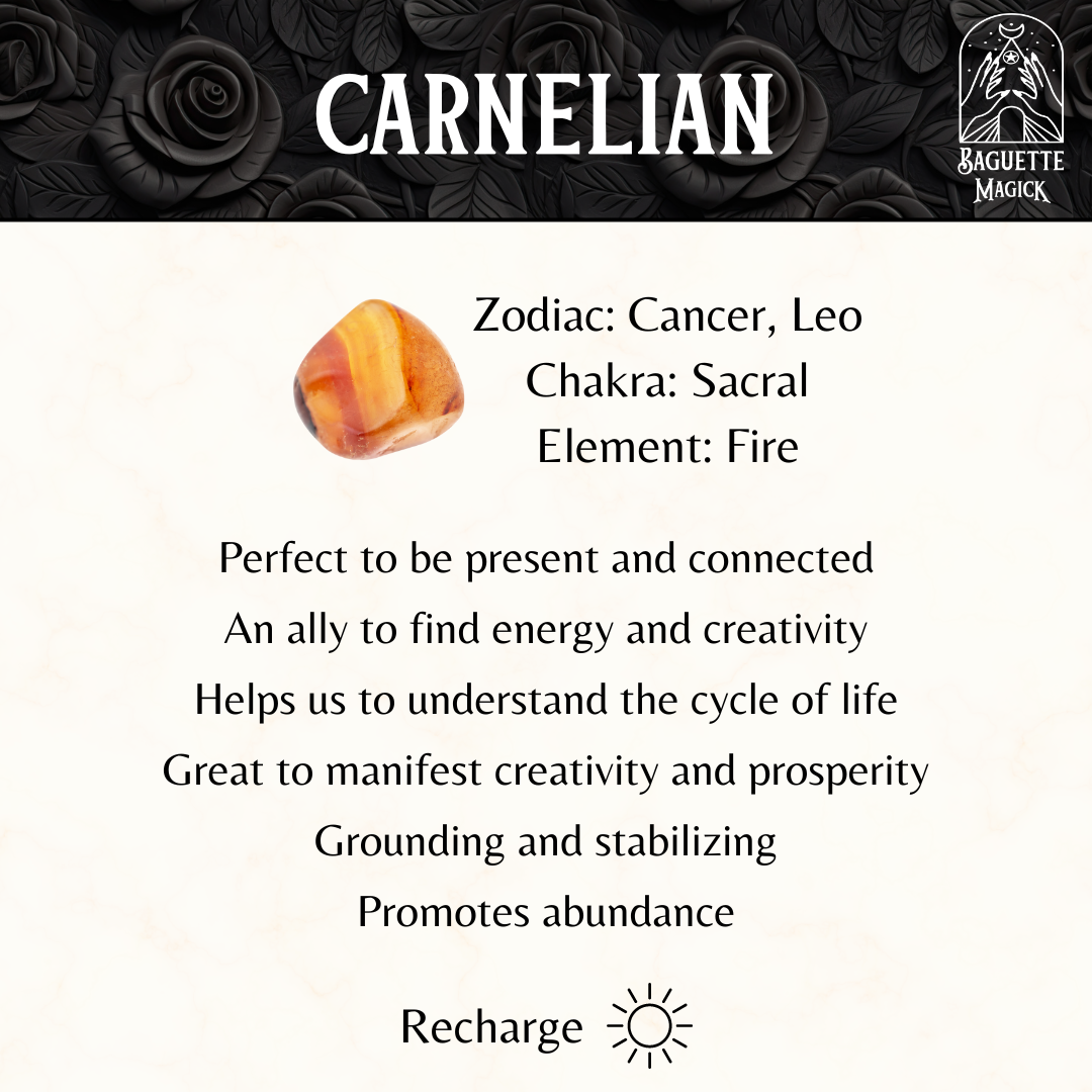 Carnelian, obsidian and lotus dowsing pendulum Baguette Magick