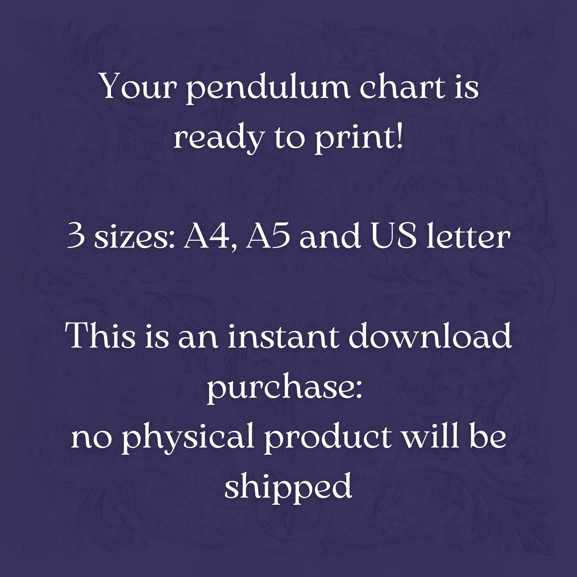 Zodiac signs printable pendulum chart astrology pendulum board printable dowsing divination fortune telling witchcraft A4 A5 US letter PDF