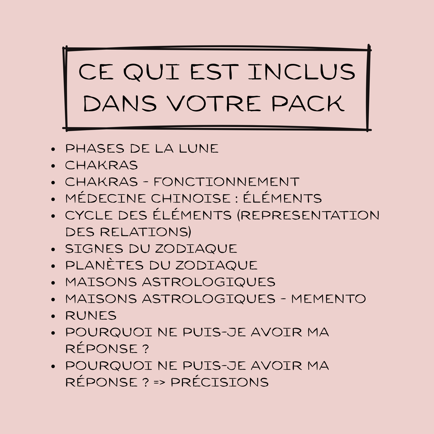 Pendulum charts MEGA pack, FRENCH language: all the printable dowsing charts for pendulum divination