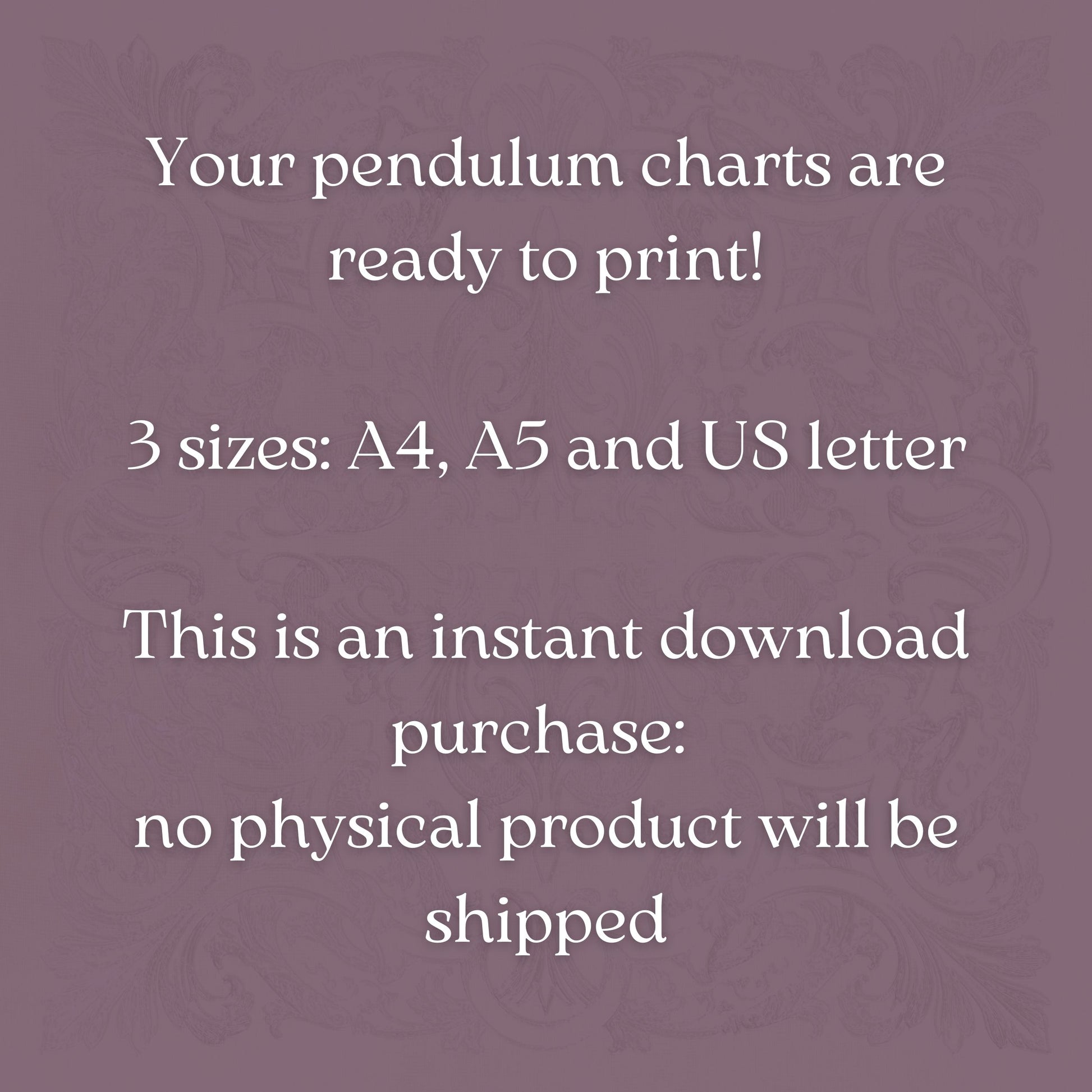 printable pendulum chart board for dowsing divination witch psychic metaphysical