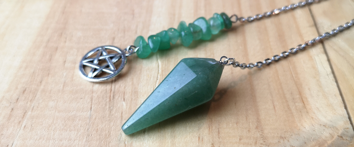 divination tool aventurine dowsing pendulum the french witch shop