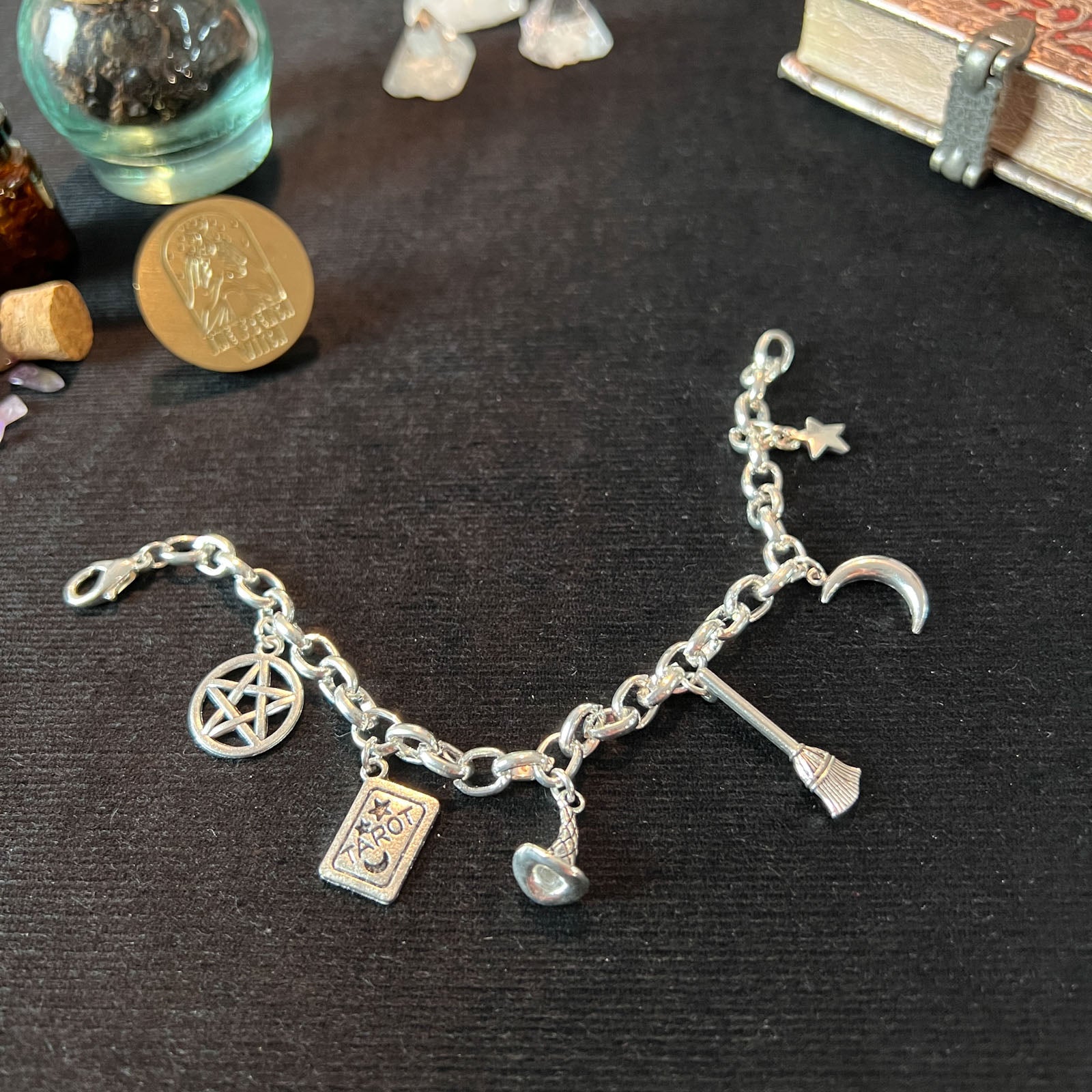 Pagan Charm Bracelet - 20 Charms, 3 Bracelet Lengths Silver Pagan Charm  Bracelet, Wiccan Charms, Witchy Jewellery, Witchy Charm Bracelet : Silver  Pagan Jewellery, Beautiful Handcrafted Pagan Jewellery