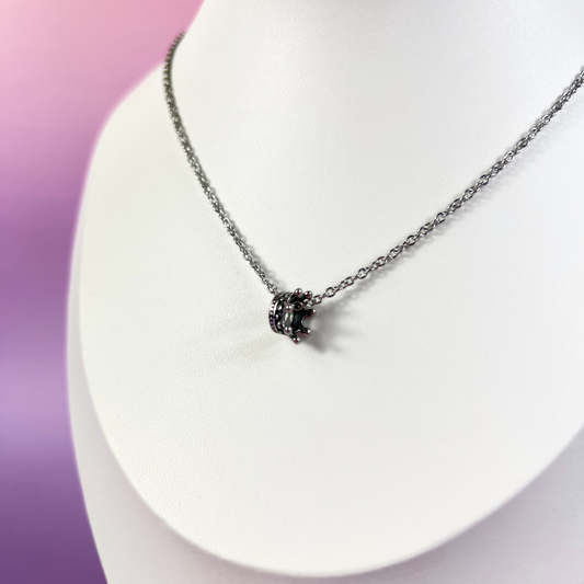 Collier fantaisie Couronne 3D