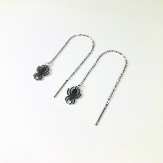 Boucles d'oreilles enfile-araignée