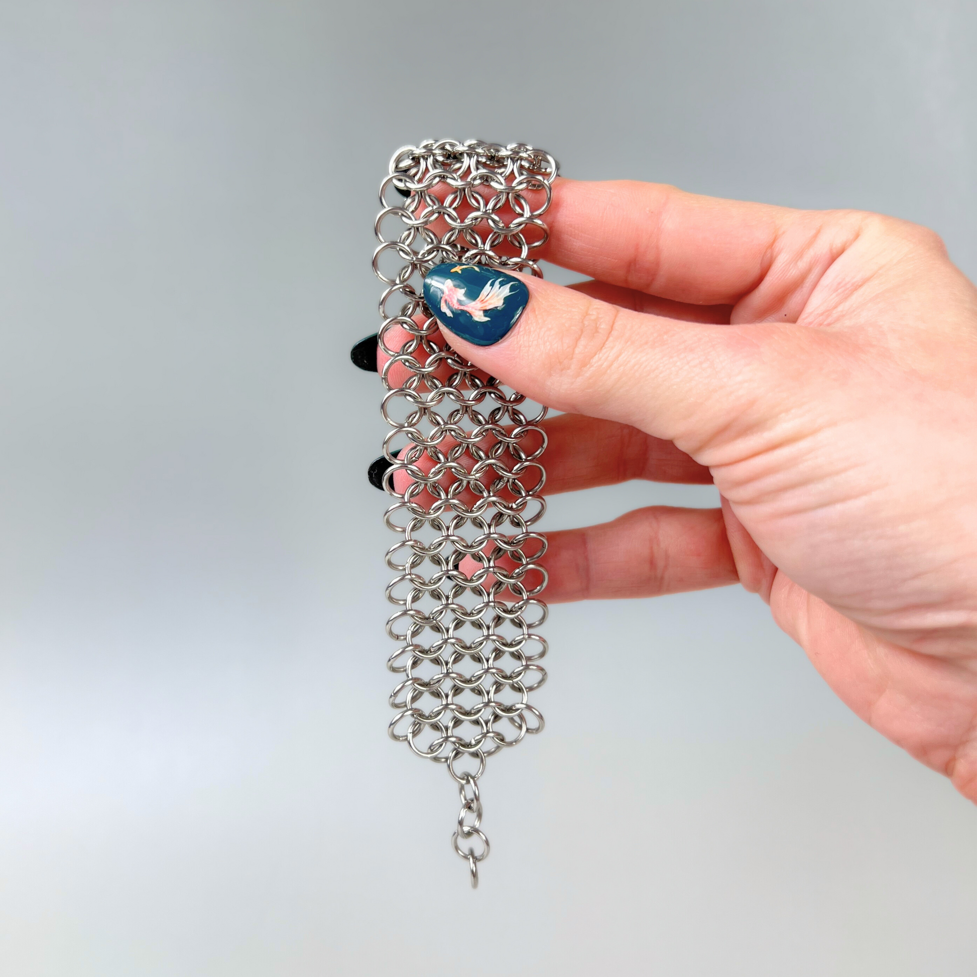 Chainmail bracelet European 4 in 1 cuff Baguette Magick