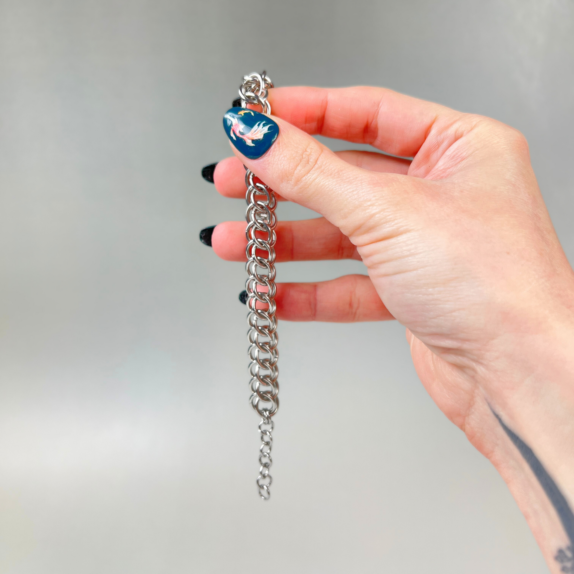 Half Persian classic chainmail bracelet Baguette Magick