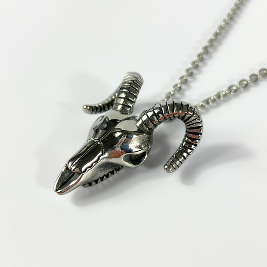 Ram skull necklace