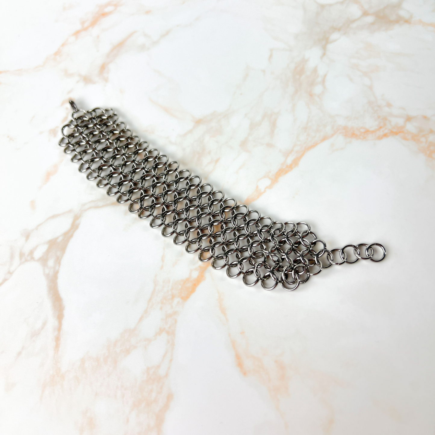 Chainmail bracelet European 4 in 1 cuff Baguette Magick