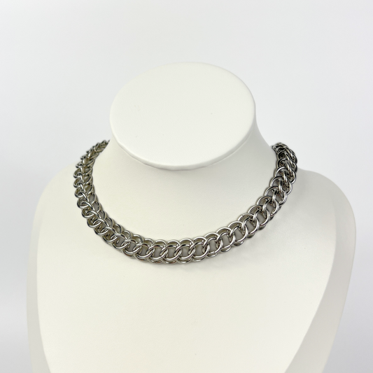 Half Persian chainmail choker necklace Baguette Magick