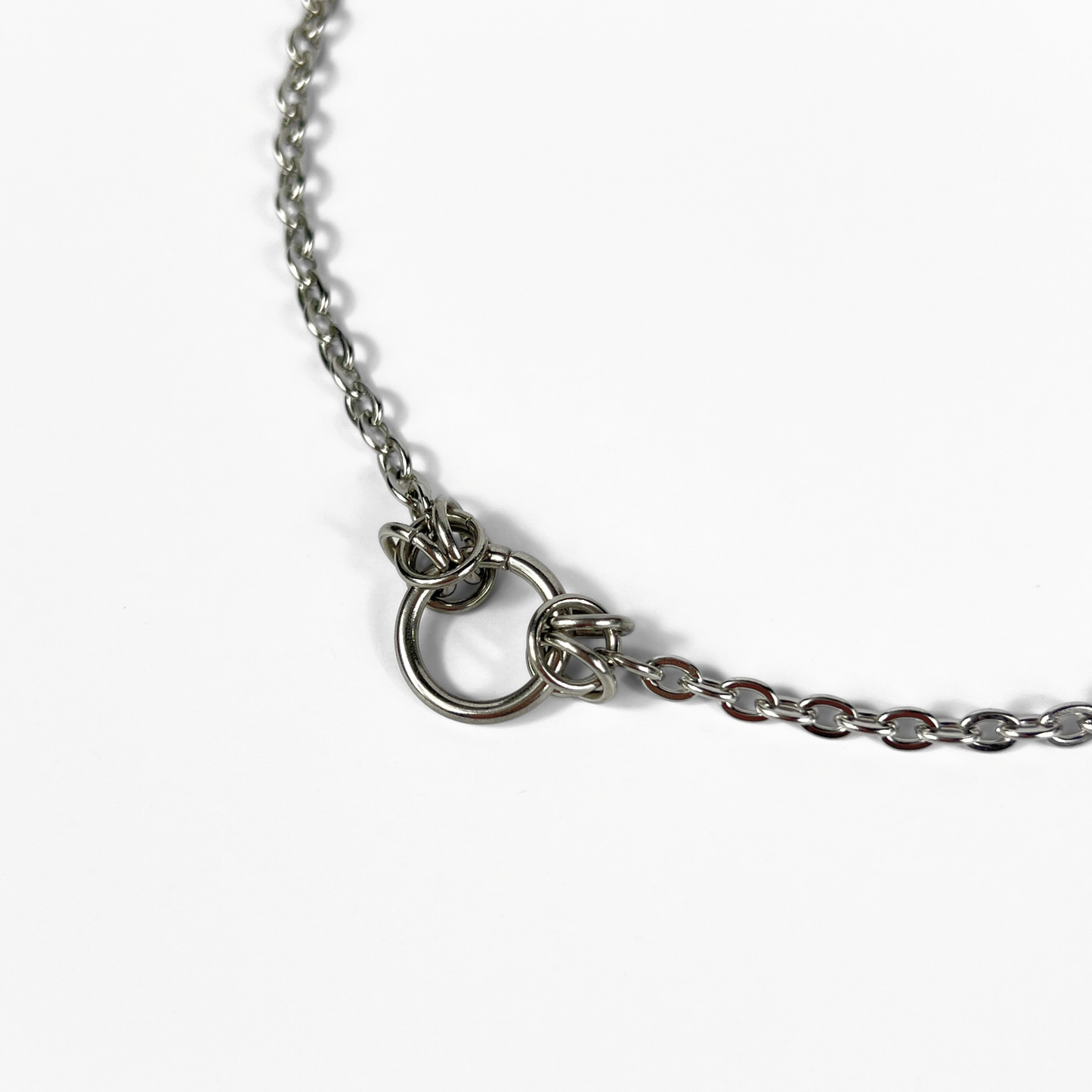 O-ring choker, minimalist and gothic necklace, two versions, stainless steel Baguette Magick