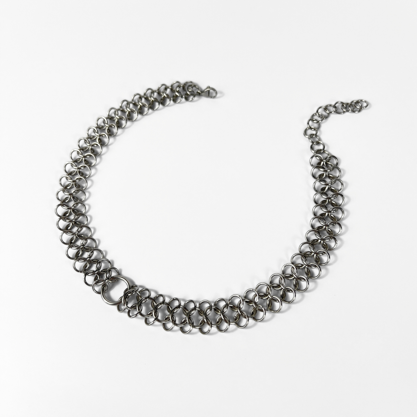 O-ring chainmail choker necklace Baguette Magick